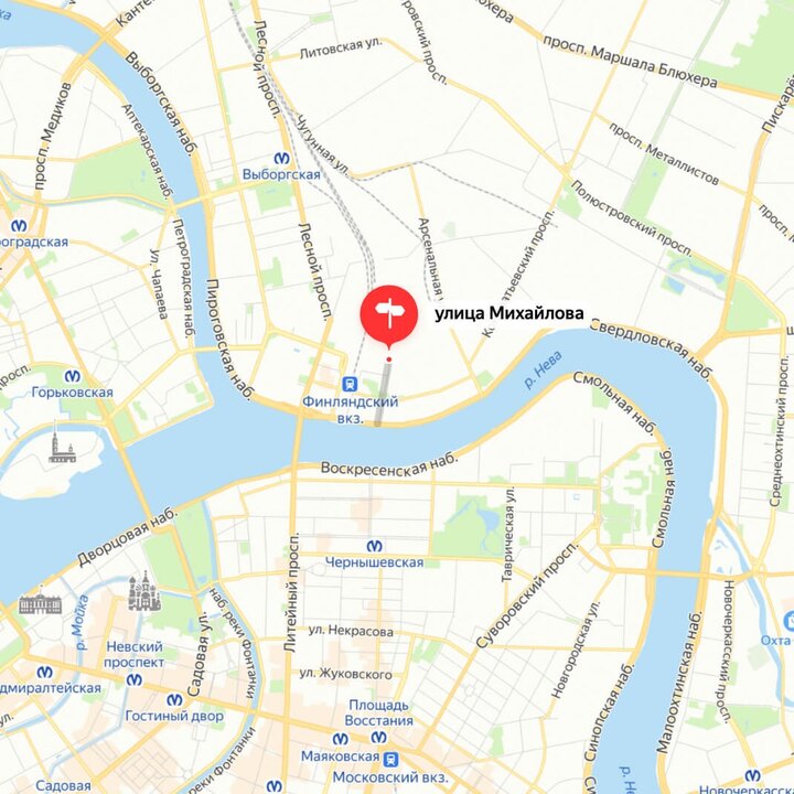 Карта расположения производственной площадки на заводе «Арсенал»