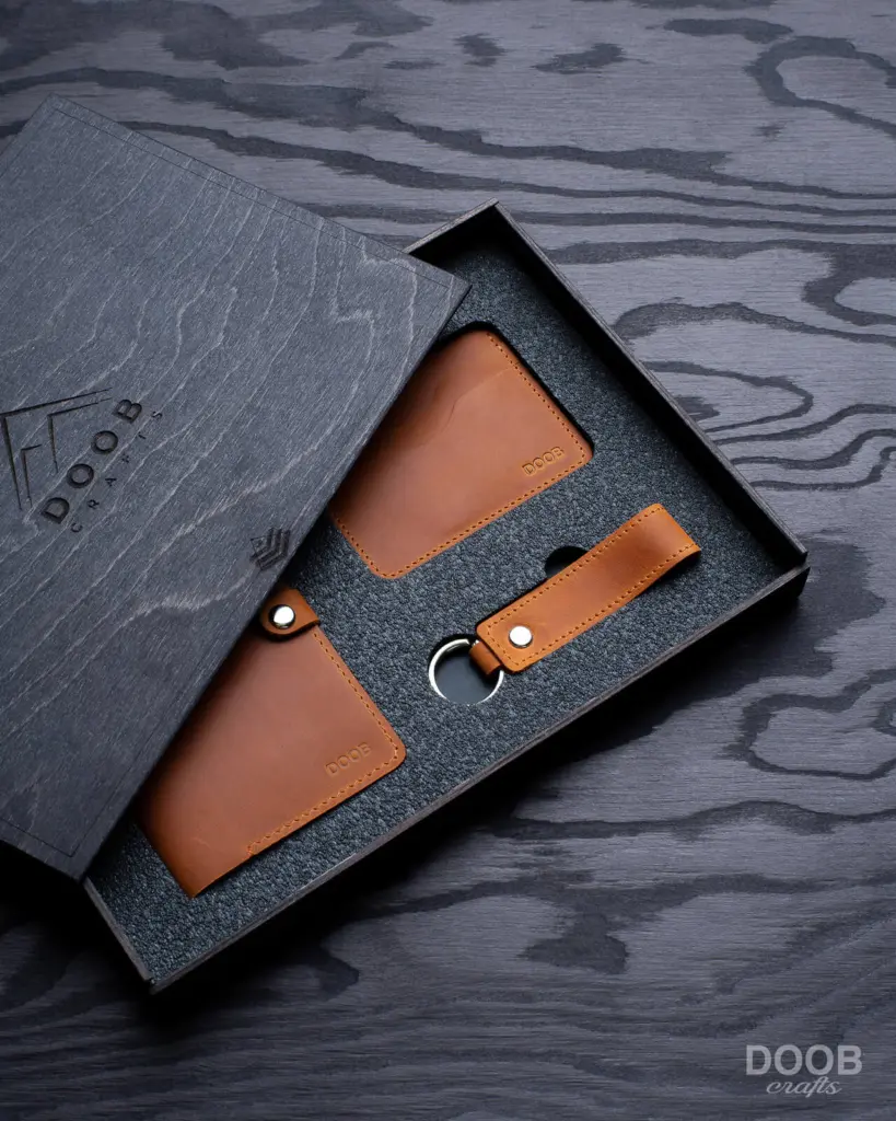 Набор подарочный: картхолдер, блокнот, брелок — изображение 1